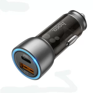 Авто зарядки Hoco NZ8 Sprinter 43W dual port PD25W+QC3.0 car charger [Brown]